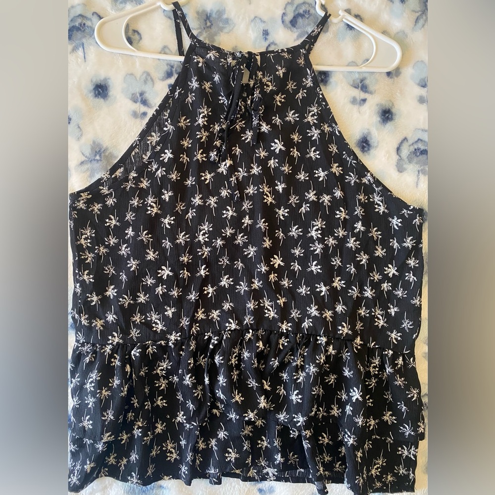 Lily White Spaghetti Tank Top Women L